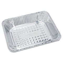HFA® Aluminum Oblong Containers, 1 lb, 4.56 x 5.56 x 1.63, Silver, 1,000/Carton