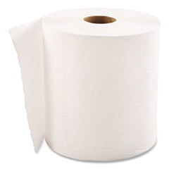 GEN Hardwound Roll Towels, 1-Ply, 8" x 600 ft, White, 12 Rolls/Carton