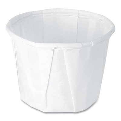 SOLO® Paper Portion Cups, 0.5 oz, White, 250/Bag, 20 Bags/Carton Portion Cups - Office Ready