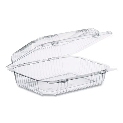Dart® StayLock Clear Hinged Lid Containers, 6 x 7 x 2.1, Clear, Plastic, 125/Packs, 2 Packs/Carton Takeout Food Containers - Office Ready