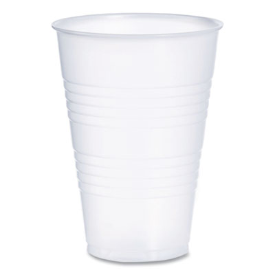 Dart® High-Impact Polystyrene Cold Cups, 14 oz, Translucent, 50 Cups/Sleeve. 20 Sleeves/Carton Cold Drink Cups, Plastic - Office Ready