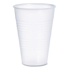 Dart® High-Impact Polystyrene Cold Cups, 14 oz, Translucent, 50 Cups/Sleeve. 20 Sleeves/Carton