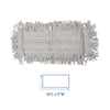 Boardwalk® Disposable Dust Mop Head, Cotton, 18w x 5d Dust Mop Heads - Office Ready