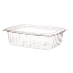 Eco-Products® Rectangular Deli Containers with Lid, 48 oz, 8 x 6 x 2, Clear, Plastic, 50/Pack, 4 Packs/Carton