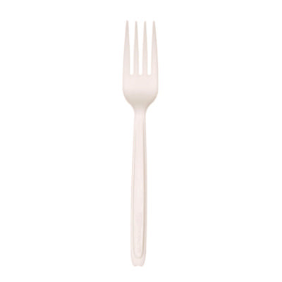 Eco-Products® Cutlery for Cutlerease Dispensing System, Fork, Plastic, White, 960/Carton Disposable Forks - Office Ready