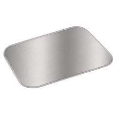 HFA® Laminated Board Lid, 5.5 x 4.5, Silver/White, Aluminum, 1,000/Carton