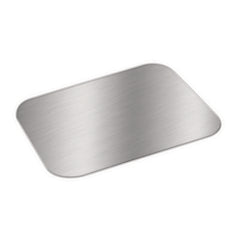 HFA® Foil Laminated Board Lids, Fits 2061/2062, 5.88 x 8.44, Aluminum, 500/Carton