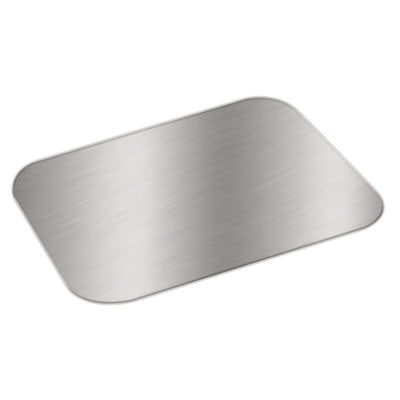 HFA® Foil Laminated Board Lid for Take Out Containers, 6.25 x 8.37, White/Silver, Paper, 500/Carton Takeout Food Containers - Office Ready