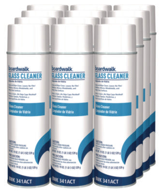 Boardwalk® Heavy-Duty Glass Cleaner, Sweet Scent, 18.5 oz. Aerosol Spray, 12/Carton Glass Cleaners - Office Ready