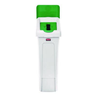 Rubbermaid® Commercial Slim Jim Recycling Station Kit, 1-Stream Paper, 23 gal, Plastic, Green/Gray Indoor Recycling Bins - Office Ready