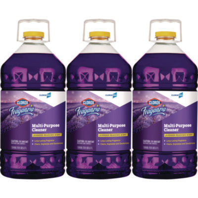 Clorox® CloroxPro Fraganzia Multi-Purpose Cleaner Concentrate, Lavender Meadows Scent, 175 oz Bottle, 3/Carton Multipurpose Cleaners - Office Ready