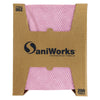 SaniWorks® Choice Counter Foodservice Wiper, 1-Ply, 12 x 21, Pink/White, 200/Carton Reusable Towels & Wipes - Office Ready