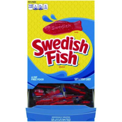Swedish Fish® Soft and Chewy Candy, 240-Pieces/Box Candy - Office Ready