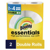 Bounty® Essentials Select-A-Size Kitchen Roll Paper Towels, 2-Ply, White, 108 Sheets/Roll, 2/Pack, 8 Packs/Carton Perforated Paper Towel Rolls - Office Ready