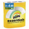 Bounty® Essentials Select-A-Size Kitchen Roll Paper Towels, 2-Ply, White, 108 Sheets/Roll, 2/Pack, 8 Packs/Carton Perforated Paper Towel Rolls - Office Ready
