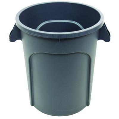 Impact® Value-Plus™ Containers, 20 gal, Low-Density Polyethylene, Gray Indoor All-Purpose Waste Bins - Office Ready