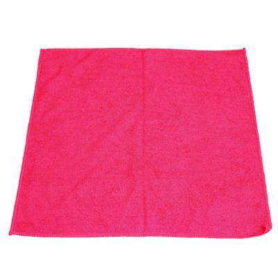 Impact® Lightweight Microfiber Cloths, 16 x 16, Red, 240/Carton Microfiber Cloths - Office Ready