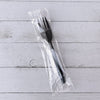 Boardwalk® Mediumweight Wrapped Polypropylene Cutlery, Fork, Black, 1,000/Carton Disposable Forks - Office Ready