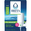 Brita® Water Faucet Mount Filtration System, Filter Change Reminder, White Faucet/Tap Water Filters - Office Ready
