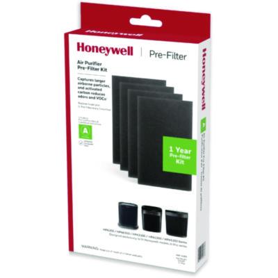 Honeywell Pre-Cut Carbon Pre-Filter, Fits Models: HPA300/HPA304/HPA3300/HPA5300/HPA8350, Box of 4 Filters Air Purifier Pre-Filters - Office Ready