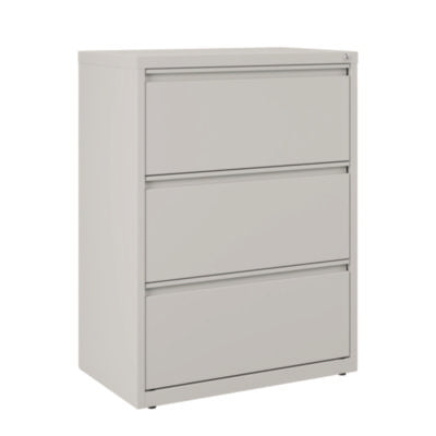 Alera® Lateral File, 3 Legal/Letter-Size File Drawers, Light Gray, 30