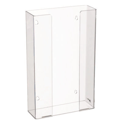 AdirMed Acrylic Glove Dispenser, Triple Box Capacity, 10.2 x 3.5 x 16.1, Clear Multi-Box Glove Dispensers - Office Ready