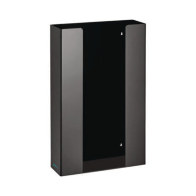 AdirMed Acrylic Glove Dispenser, Triple Box Capacity, 10.2 x 3.5 x 16.1, Black Multi-Box Glove Dispensers - Office Ready