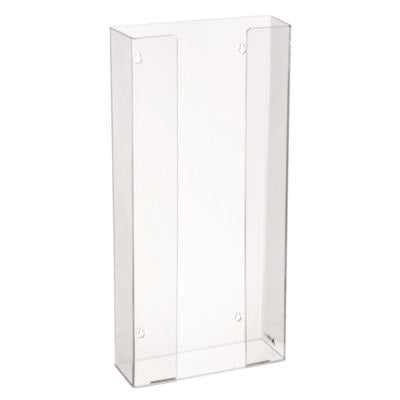 AdirMed Acrylic Glove Dispenser, Quad Box Capacity, 10.2 x 3.5 x 21.1, Clear Multi-Box Glove Dispensers - Office Ready