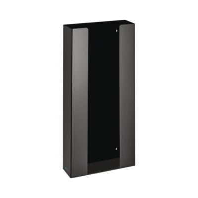 AdirMed Acrylic Glove Dispenser, Quad Box Capacity, 10.2 x 3.5 x 21.1, Black Multi-Box Glove Dispensers - Office Ready