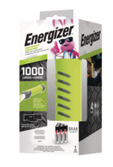 Energizer® Pro Series Handheld High CRI Flashlight, Rechargeable Lithium Ion/6 AAA Batteries Included, Gray/Green