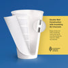 SOLO® Thermoguard Insulated Paper Hot Cups, 24 oz, White Sustainable Forest Design, 600/Carton Hot Drink Cups - Office Ready