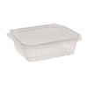 Pactiv Evergreen EarthChoice® Tamper Evident Recycled Hinged Lid Deli Container, 24 oz, 7.25 x 6.37 x 2, Clear, Plastic, 231/Carton Storage Food Containers - Office Ready