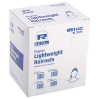 AmerCareRoyal® Lightweight Latex-Free Hairnets, Nylon, 24