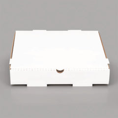 Karat® Corrugated Paper Box, 12 x 12 x 1.97, White/Brown, 50/Carton
