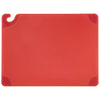 San Jamar® Saf-T-Grip Cutting Board, Plastic, 24 x 18, x 0.5, Red Cutting Boards - Office Ready