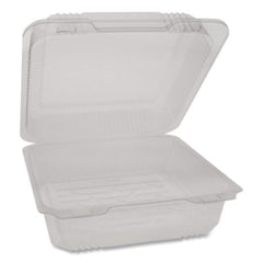 Pactiv Evergreen SmartLock® PET Hinged Lid Bakery Container, 8.75 x 8.25 x 3.63, Clear, Plastic, 200/Carton
