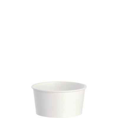 SOLO® Double Poly Paper Food Containers, 6 oz, 3.83