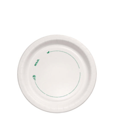 SOLO® Compostable Paper Dinnerware, ProPlanet Seal, Plate, 9