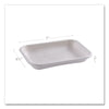 Eco-Products® WorldView Vanguard Rectangular Container, 12 oz, 7 x 4.75 x 1, Sugarcane Fiber, White, 400/Carton Takeout Food Containers - Office Ready