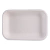 Eco-Products® WorldView Vanguard Rectangular Container, 12 oz, 7 x 4.75 x 1, Sugarcane Fiber, White, 400/Carton Takeout Food Containers - Office Ready