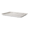 Eco-Products® Meat & Produce Food Trays, 10.52 x 8.5 x 0.5, White, Sugarcane Fiber, 300/Carton Butcher Food Containers - Office Ready