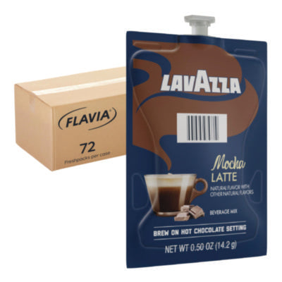 FLAVIA® Lavazza Mocha Latte, 72/Carton Coffee Flavia Pouches - Office Ready