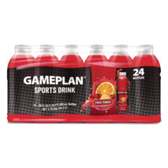 Niagara® Bottling Gameplan® Sports Drink, Fruit Punch, 20 oz Bottle, 24/Carton