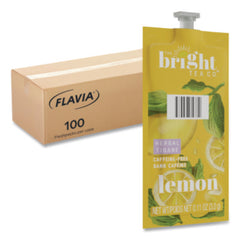 FLAVIA® The Bright Tea Co.® Lemon Herbal Tea Freshpack, 100/Carton