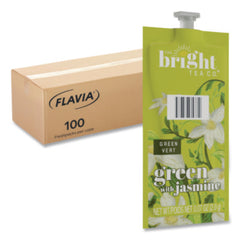 FLAVIA® The Bright Tea Co.® Green with Jasmine Tea Freshpack, 100/Carton