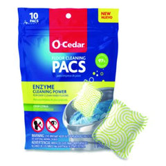 O-Cedar® Cleaning PACS, Crisp Citrus Scent, 10/Pack