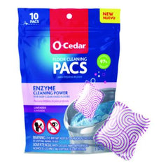 O-Cedar® Cleaning PACS, Lavender Scent, 10/Pack