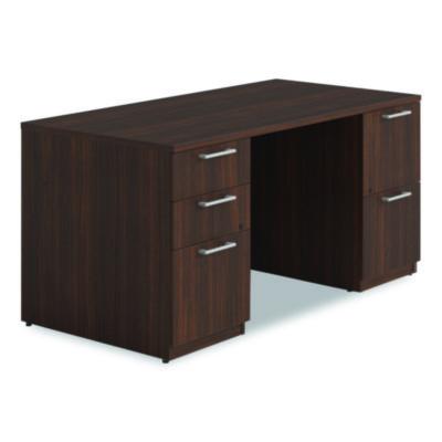 Alera® Seville Series Double Pedestal Desk, 60