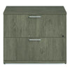 Alera® Seville Series Lateral File Cabinet, 2 Legal-Size File Drawers, Walnut, 36" x 24" x 29" Lateral File Cabinets - Office Ready