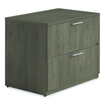 Alera® Seville Series Lateral File Cabinet, 2 Legal-Size File Drawers, Walnut, 36